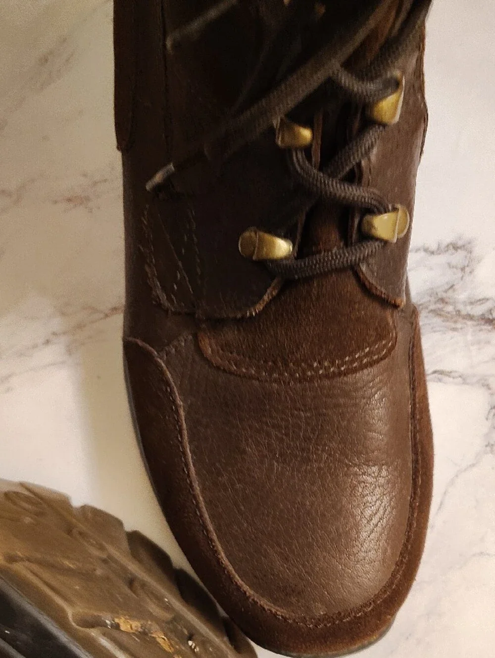 Bass Brown Suede Lace-Up Men's Warm-Lined Boots